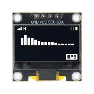 0.96" I2C 128x64 OLED Displej SSD1306 4pin Arduino Modul